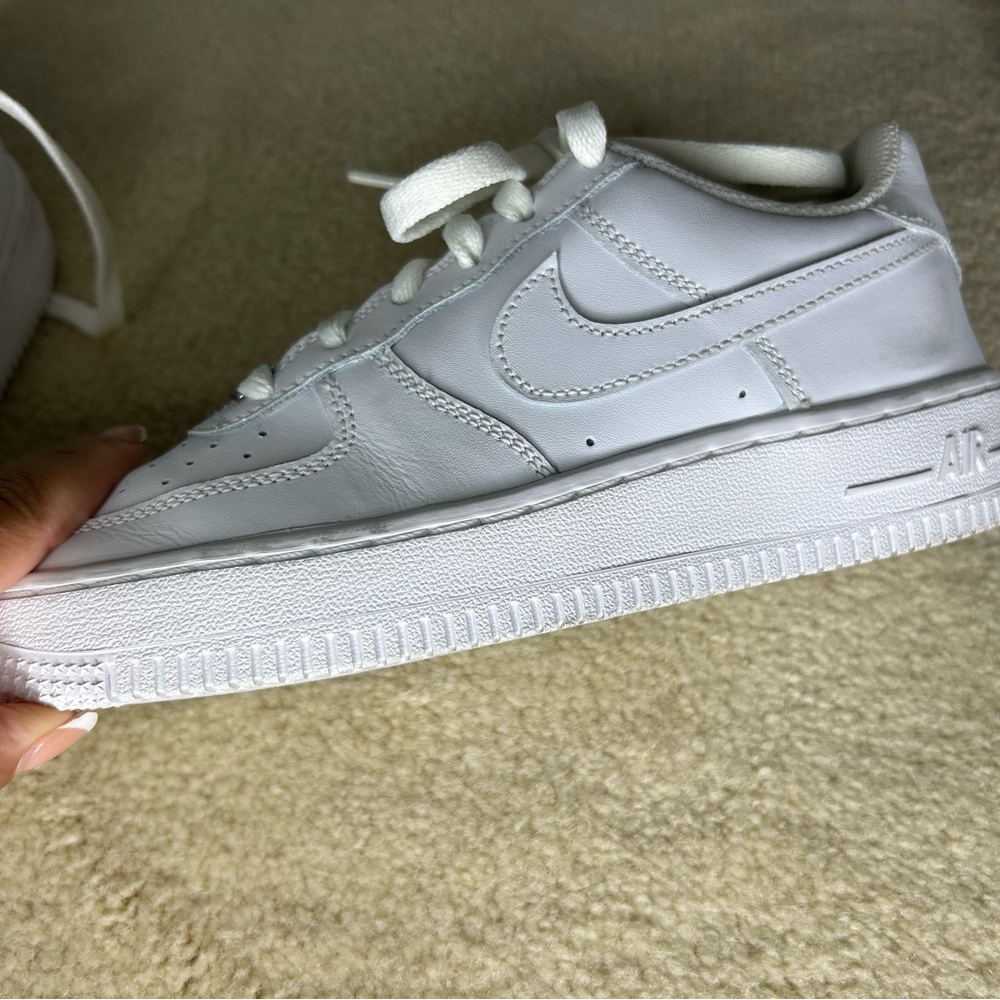 Nike All-White Air Force 1 Sneakers